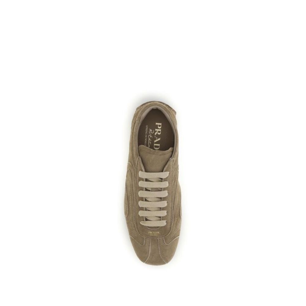 Prada Brown Calf Leather Bos Taurus Athletic Men's Sneakers - Picture 4 of 4